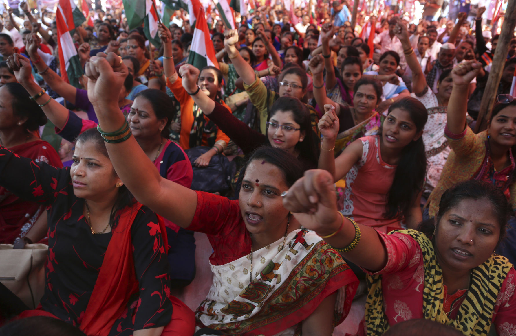 APTOPIX India Strike